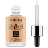 Catrice tekoča podlaga - HD Liquid Coverage Foundation - 034 Medium Beige