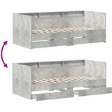  Dnevni krevet s ladicama Siva 90 x 200 cm Konstruirano drvo | Eponuda.com