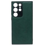  Maska za telefon LEATHER CASE za Samsung S23 Ultra, Zelena | Eponuda.com