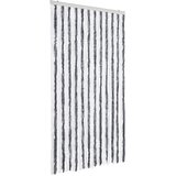  Zastor protiv muha sivo-bijeli 100 x 200 cm od šenila | shoptok.hr