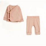VAUVA dvodelni komplet od pamuka za novorođenčad: pantalone i majica dugih rukava - Plava / 0-3 mes | Eponuda.com