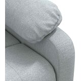  Masažna fotelja od tkanine svjetlosiva | shoptok.hr