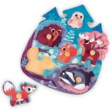 Janod lesena sestavljanka happy forest | Shoptok.si
