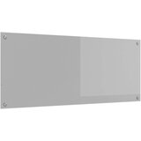 vidaXL Zidna obloga za kuhinju Svjetlosiva Staklo 120 x 50 cm Izdržljiva | shoptok.hr