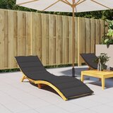  Jastuk za ležaljku crni 200 x 60 x 3 cm od tkanine Oxford | shoptok.hr