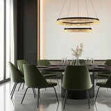 Lesnina XXXL VISEČA NIHALNA LED-SVETILKA Frozi 2500 lm 3000 K | Shoptok.si