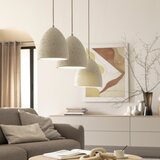 SCHÖNER WOHNEN 12541-42 - Luster na sajli TRAVENTA 3xE27/40W/230V beton | Eponuda.com