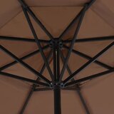 Vrtni suncobran s aluminijskom šipkom 500 cm bež | Eponuda.com