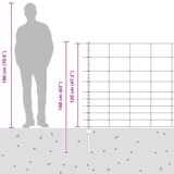  Stupovi za ograde 22 kom U-kanal 120 cm pocinčani čelik | shoptok.hr