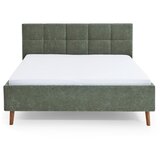 Meise Möbel Kaki zelena oblazinjena zakonska postelja s prostorom za shranjevanje z letvenim dnom 180x200 cm Nova – | Shoptok.si