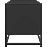 vidaXL TV ormarić crni 80x34,5x40 cm konstruirano drvo i metal | shoptok.hr