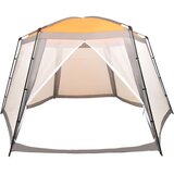 Šator za bazen od tkanine 590 x 520 x 250 cm sivi | shoptok.hr