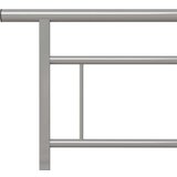  Za krevet sivi metalni 160 x 200 cm | shoptok.hr