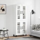  The Living Store Visoka omara bela 69,5x34x180 cm inženirski les - Visoka Omara, (21441029) Cene