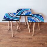 Hanah home Set 3 stočića 3Shp289 Navy Blue | Eponuda.com