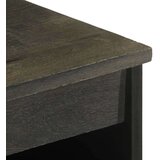 vidaXL Komoda črn 60x33x75 cm trden mangov les | Shoptok.si