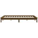  Okvir za krevet od masivne borovine boja meda 200 x 200 cm | shoptok.hr