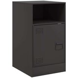 vidaXL Noćni ormarići 2 kom crni 34 5 x 39 x 62 cm čelični | shoptok.hr