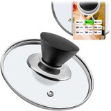 KADAX stekleni pokrov 16 cm univerzalni toplotno odporen pokrov za lonce in ponev, (5000355942) | Shoptok.si