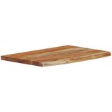 vidaXL Stenska polica 50x30x3,8 cm pravokotna akacija naraven rob | Shoptok.si