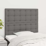  Uzglavlja 2 kom tamnosiva 100x5x78/88 cm od tkanine Cijene