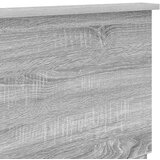  Uzglavlje s uzglavljem Siva Sonoma 120 cm Konstruirano drvo | shoptok.hr