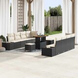  Sjedeća garnitura za vrt 11 kom. poliratan 264 x 62 x 85 cm | shoptok.hr