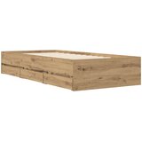  Okvir kreveta s pohranom Hrast artisan Konstruirano drvo | shoptok.hr