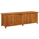 vidaXL Vrtna škatla za shranjevanje 175x50x58 cm trden akacijev les Cene