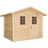 KIEHNHOLZ Vrtna hiška Kopenhagen 2 (Zunanje dimenzije vključno s strešnim previsom (Š x G): 310 x 213 cm, Les, Rjava) | Shoptok.si