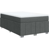 vidaXL Krevet box spring s madracem tamnosivi 120 x 190 cm tkanina | shoptok.hr