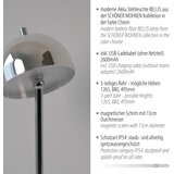 SCHÖNER WOHNEN 19245-17 - LED prigušiva stojeća lampa BELLIS LED/2,5W/5V IP54 hrom | Eponuda.com