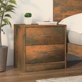 Furnova Nočna omarica dimljeni hrast 40x30x40 cm konstruiran les, (21926664) | Shoptok.si
