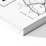  Slika - City Plan: Poznan (1 Part) Vertical 60x90 Na talijanskom platnu | shoptok.hr