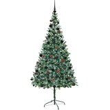  Umjetno božićno drvce s stalakom Zelena 210 cm PVC i čelik | Eponuda.com