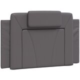 vidaXL Vzglavna stranica siva 80 cm umetno usnje, (21048541) Cene
