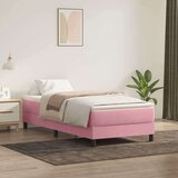 Box Spring postelja brez vzmetnico Pink 100x220 cm Žamet, (21791871) Cene