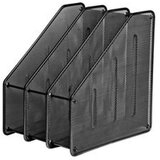 FOROFIS Stalak za spise A4 okomit 3 pretinca crni 91330 | shoptok.hr