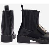 Resti Black women's ankle boots with Zenata ornament - Footwear | Shoptok.si