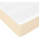  S oprugama i madracem krem 200 x 200 cm od tkanine | shoptok.hr