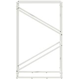  stojalo za drva belo 60x25x100 cm hladno valjano jeklo | Shoptok.si