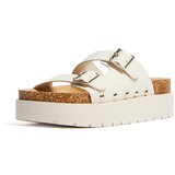 Bershka Nizki natikači ecru / zlata | Shoptok.si