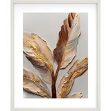 Styler Tiskana slika z okvirjem 40x50 cm Golden Strelitzia – | Shoptok.si