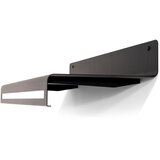 Spinder Design Črn kovinski stenski obešalnik s polico Sway – | Shoptok.si