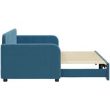 vidaXL dnevni krevet na razvlačenje plavi 80 x 200 cm baršunasti | shoptok.hr
