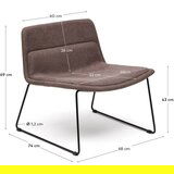 Kave Home Smeđa fotelja Zahara – | shoptok.hr