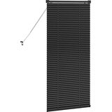 vidaXL Zavjesa za prozor sa zavjesama Ostalo Crna 60 x 130 cm Aluminij | shoptok.hr