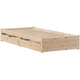  Okvir kreveta bez madraca 75 x 190 cm od masivne borovine | shoptok.hr