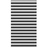 vidaXL Zavjesa zebra crna 120x230 cm širina tkanine 115,9 cm poliester Cijene