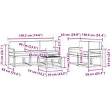  Set vanjskih sofa 6 kom. | shoptok.hr